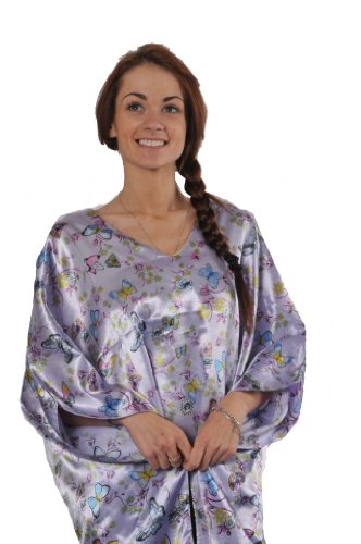 Up2date Fashion Caftan/mumu, Style#caf03, One Size Fits All, Butterfly Print