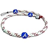 MLB Atlanta Braves Classic Frozen Rope Baseball Bracelet
