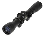 BSA S4X32WR Rifle Scope with Rings and 50-Yard Parallax