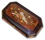 IMAGE OF Grand, Sorrento Musical Inlay in Italy Musical Jewelry Box Can Hold 18, 22, 30, or 36 Note Movement
