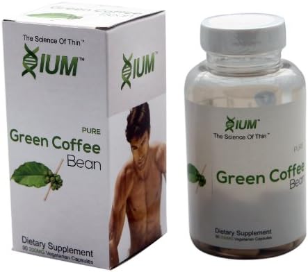 Pure Green Coffee Bean Extract - #1 Bestselling 90 Capsules - Xium Weightloss 800mg /serving 50% GCA Pure - 3 Day Sale