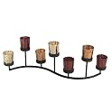 S-Shaped Votive Candleholder for 7 Candles