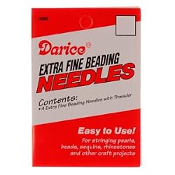 Beading Needles with Threader 4pc/pkg (1 Pack)