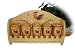 Sunshine Rooster Hand-painted 5-piece Spice Rack