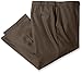 Haggar Men's Big & Tall Cool Gabardine Expandable-Waist Plain-Front Pant