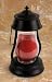 Hurricane Candle Warmer Lantern Lamp - Black