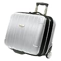 Travelers Choice Notebook Computer Briefcase - Silver Gray