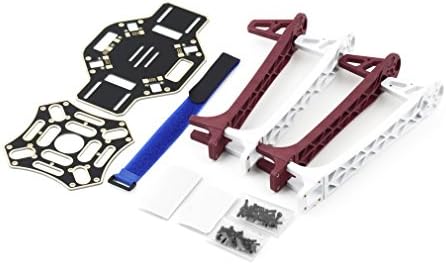 Ksaina F450 TOP &amp; BOTTOM F450-V2 Central Frame Landing Arm Wheel Boards w/ Screw