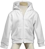 Bella Baby Fleece Hooded Sweatshirt. 107 - 18/24 Months - White