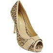 Misbehave by Adi Animal Print Peep Toe Pumps
