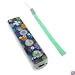 Eforcity Controller Sticker w/ Wrist Strap for Nintendo Wii, Multi-Color Candy Stripe