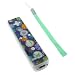 Controller Sticker w/ Wrist Strap for Nintendo Wii, Multi-Color Candy Stripe