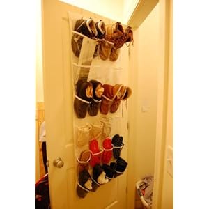 Honey-Can-Do Over The Door Clear Shoe Organizer