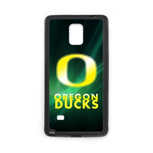 Generic Custom Personalized Design NCAA University of Oregon Ducks Team Logo Plastic and TPU Case Cover for SamsungGalaxy Note4