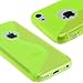 Eco-Fused Case Bundle for iPhone 5C including 10 Flexible Silicone Cases and Microfiber Cleaning Cloth (clear / grey / black / green / orange / red / hot pink / purple / blue / light blue)