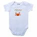 Luvable Friends Zodiac Bodysuit Cancer, White
