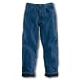 Carhartt Mens Work Jean Polar Fleece Lined, Darkstone, 31x34