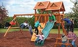 Rocky Mountain Retreat Heavy Duty Wooden Swing Set