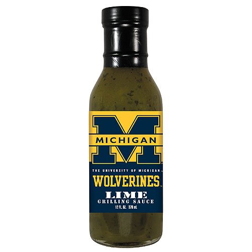 Michigan Wolverines NCAA Lime Grilling Sauce - 12oz by Hot Sauce Harry