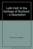 Leith Hall : in the heritage of Scotland : a description
