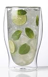 Luigi Bormioli Duo 16-Ounce Beverage Glasses, Set of 4