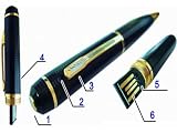 8GB HD 12MP PHOTO 4032X3024,VIDEO 1290X720 4-IN-1(PHOTO,VIDEO,SOUND,WEBCAM) DVR PEN CAMCORDER
