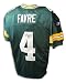 Autographed Brett Favre Green Bay Packers Green Reebok Authentic Jersey