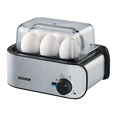 Severin EK3136 Eierkocher, aluminium-schwarz / 1-6 Eier / 400 W / Testurteil GUT (Testmagazin 04/2010)