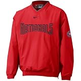 Nike Washington Nationals Red Staff Ace Pullover