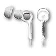 Coby Isolation Stereo Earphones with Volume Control CVE91WHT (White)