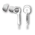 Coby Isolation Stereo Earphones with Volume Control CVE91WHT (White)