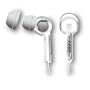 Coby Isolation Stereo Earphones with Volume Control CVE91WHT (White)