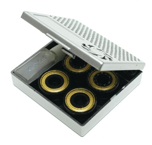 Fkd Compact Case Abec 7 Red Steel Sheild Skateboard Bearings Reviews