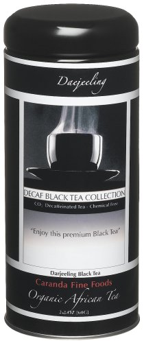 Caranda Fine Foods Decaf Naturally Harvested Darjeeling Tea, 2.2-Ounce Tins (Pack of 4) by Decaf Teas