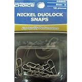 Tournament Choice Size 2 Nickel Duolock Snaps - 10 pack
