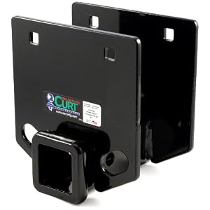 Curt Manufacturing E-100 Travel Trailer Bumper Mount Hitch 4 In Square Bumper
