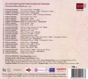 Le Concert Secret des Dames de Ferrare under Luzzaschi, Luzzasco in The Music Store