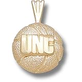 University of North Carolina Basketball Pendant (14kt)