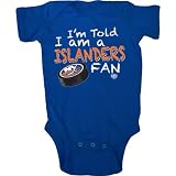 Old Time Hockey New York Islanders Lemming Team Creeper 12 Months