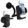 eForCity UNIVERSAL CAR MOUNT HOLDER Compatible with CELL PHONE iPhone� 4S - AT&T, Sprint, Version 16GB 32GB 64GB GPS