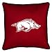Arkansas SIDELINES Jersey Material Toss Pillow