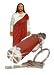 Jesus Christ Figure Flashlight Keychain Religious
