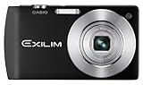 Casio Exilim EX-S200 Digitalkamera (14 Megapixel, 4-fach opt. Zoom, 27mm Weitwinkel, 6,9 cm (2,7 Zoll) Display, bildstabilisiert) schwarz
