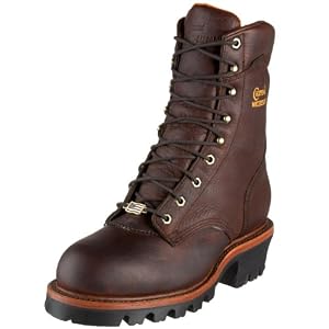 Chippewa Mens 8 Waterproof Insulated Steel Toe Super Logger by Chippewa