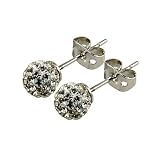 Tresor Paris ' Tassily' White Crystal Earrings