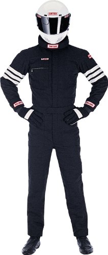 Simpson Racing 0402312 Gabardine Black Large Nomex 2-Layer Driving Jacket
