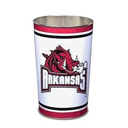 Arkansas Razorbacks NCAA Tapered Wastebasket (15 Height) by Wincraft
