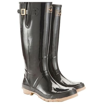 Joules Glossy Wellies Marine Navy