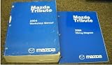2004 Mazda Tribute Service Shop Repair Manual Set OEM (service manual, and the wiring diagrams manual..)