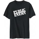 T-Shirt Mens Black  Public Enemy  Urbans